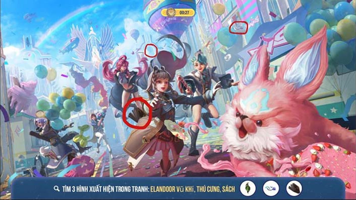 Tìm hình trong sự kiện liên quân