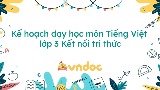 Kế hoạch dạy học môn Tiếng Việt lớp 3 tích hợp NLS, AI