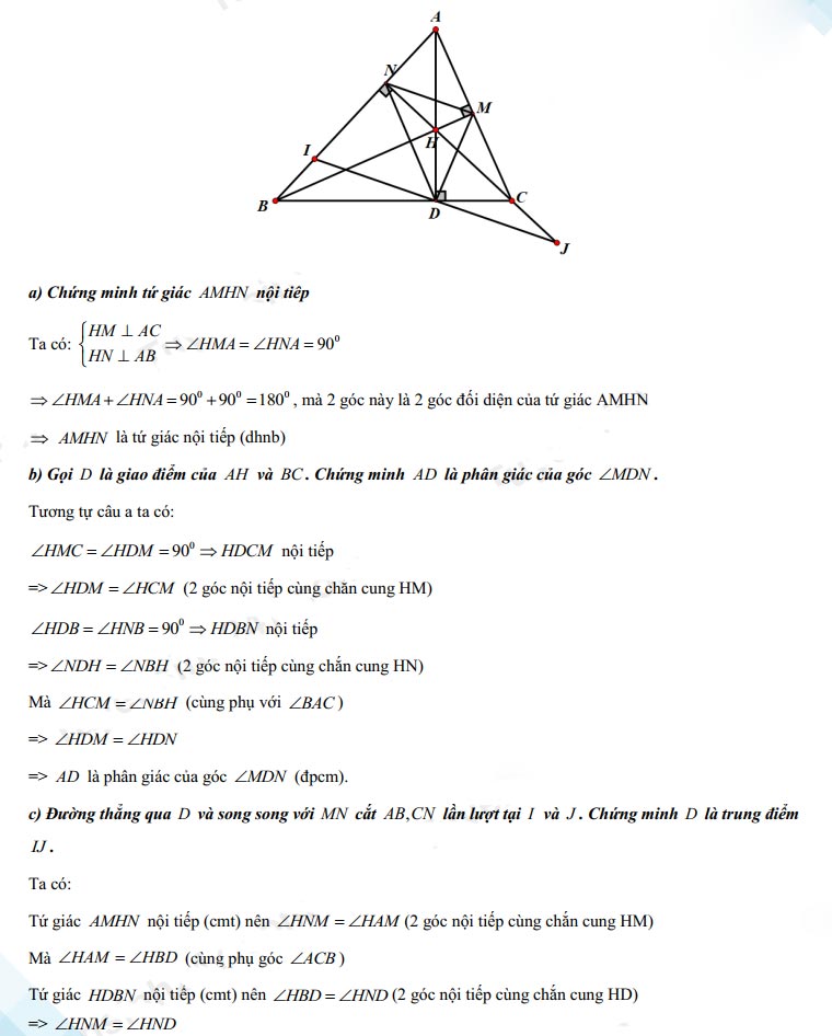 Đáp án đề thi tuyển sinh lớp 10 môn Toán tỉnh Quảng Bình 2022
