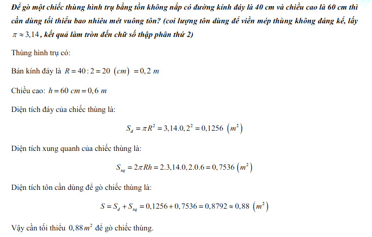 Đáp án Toán Hải Phòng 2022