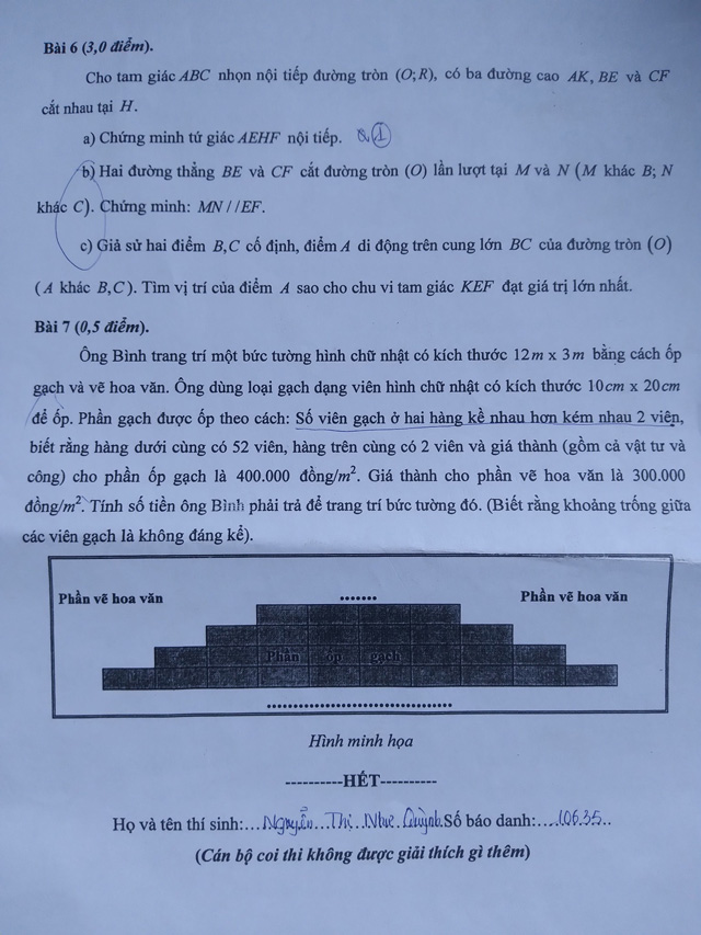 Đáp án Toán vào Bình Thuận