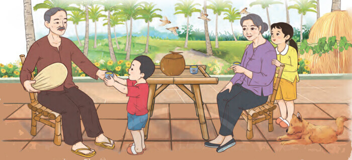 Bài 2: Vườn dừa của ngoại