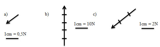 Mũi tên biểu diễn các lực