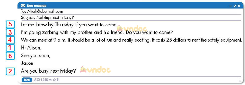 Tiếng Anh lớp 7 Unit 1 Lesson 3