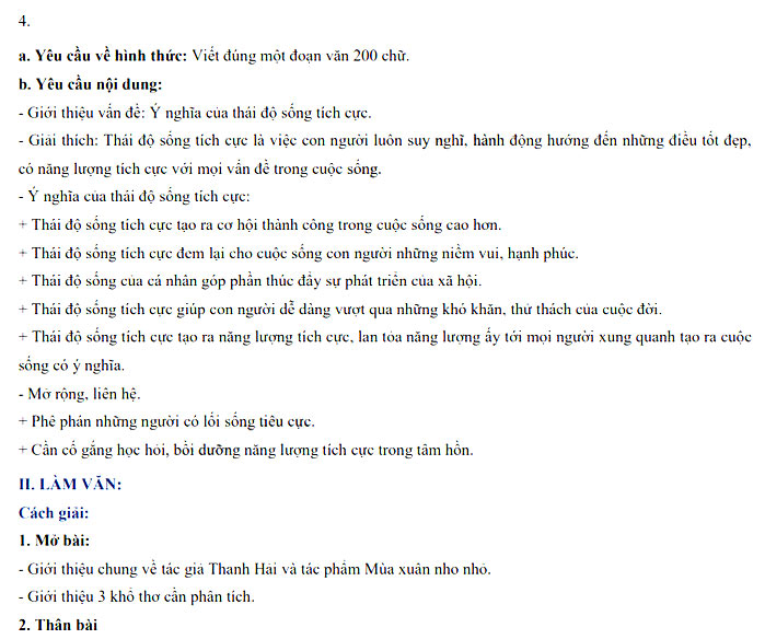 Đáp án đề thi tuyển sinh lớp 10 môn Văn tỉnh Tuyên Quang năm 2022