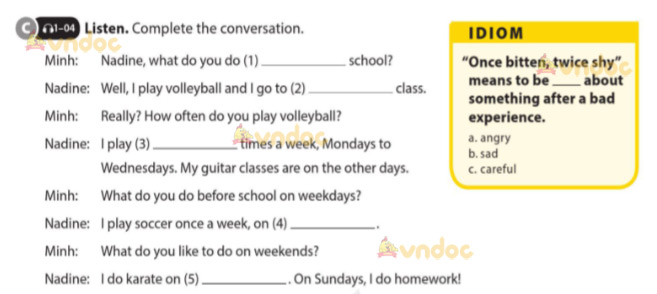 Tiếng Anh 7 Cánh Diều Unit 1 Language Focus