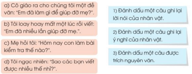Câu 1 trang 30 Tiếng Việt lớp 3 tập 1 Cánh Diều