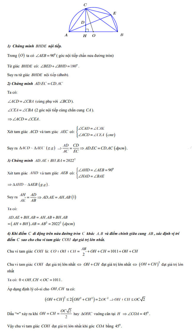 Đáp án đề thi tuyển sinh lớp 10 môn Toán tỉnh Đắk Lắk 2021 câu 5