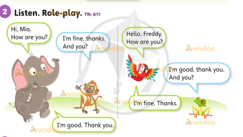 Tiếng Anh lớp 3 Unit 0 Lesson 5 Getting Started