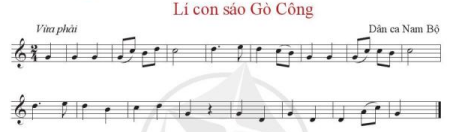 Đọc nhạc: Bài đọc nhạc số 2 SGK Âm nhạc 7CD