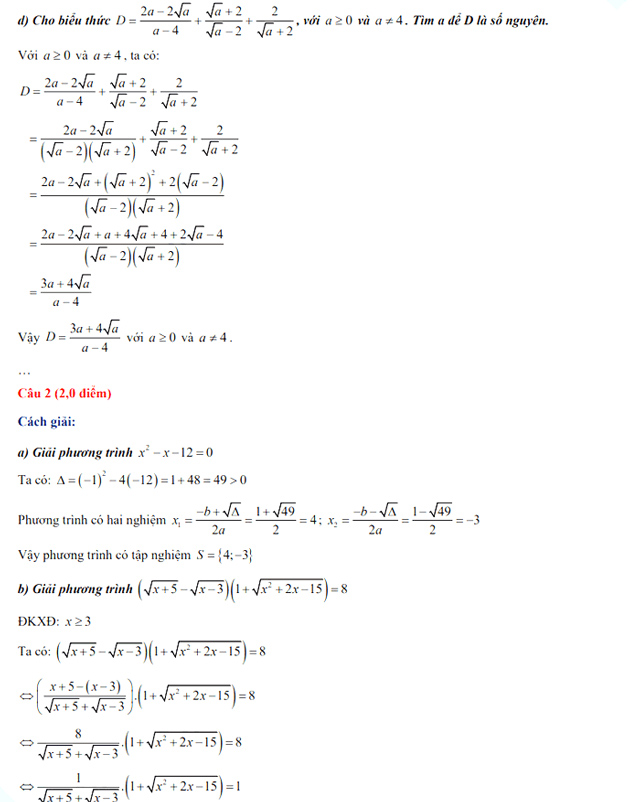Đề thi vào 10 Toán Hậu Giang 2022