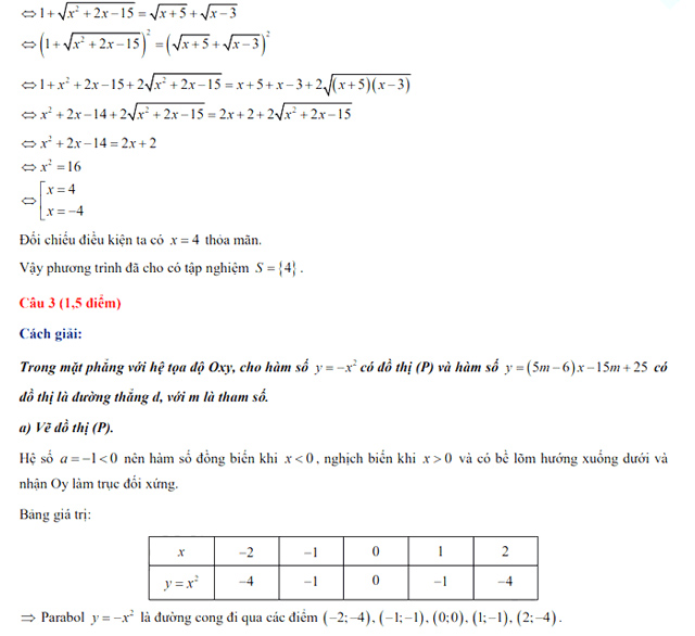 Đề thi vào 10 Toán Hậu Giang 2022