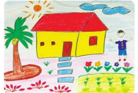 Viết, vẽ về mái ấm gia đình