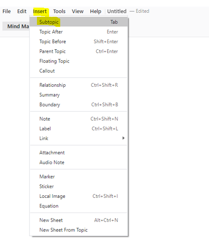 Thực hành sơ đồ tư duy