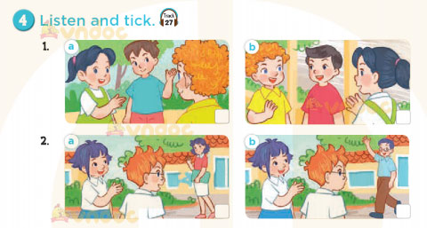 Tiếng Anh lớp 3 Unit 3 Lesson 1 Our friends