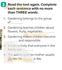 Soạn Unit 1 lớp 7 Skills 1