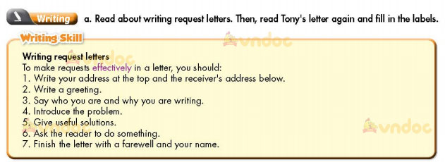 Tiếng Anh lớp 7 Unit 2 Lesson 3