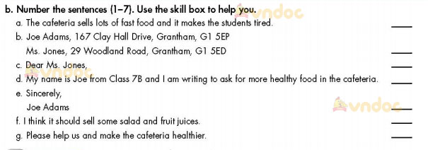 Tiếng Anh lớp 7 Unit 2 Lesson 3