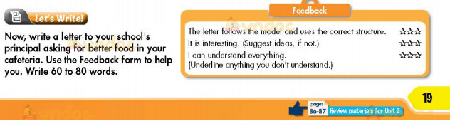 Tiếng Anh lớp 7 Unit 2 Lesson 3