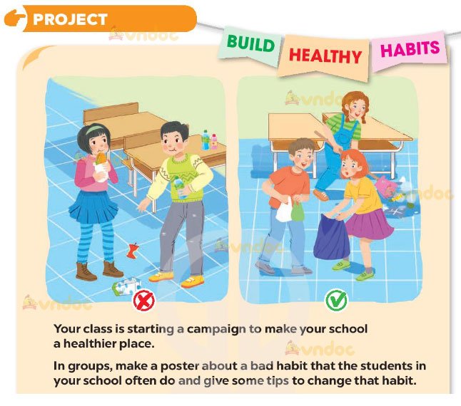 Tiếng Anh 7 Unit 2 Project