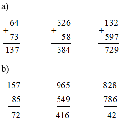 Toán lớp 3 trang 24, 25, 26, 27 Bài 8: Luyện tập chung | Kết nối tri thức
