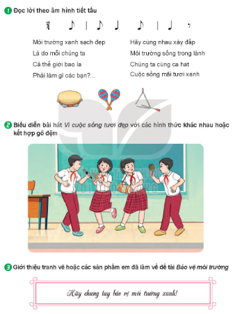 Vận dụng - sáng tạo trang 20 SGK Âm nhạc 7 KNTT