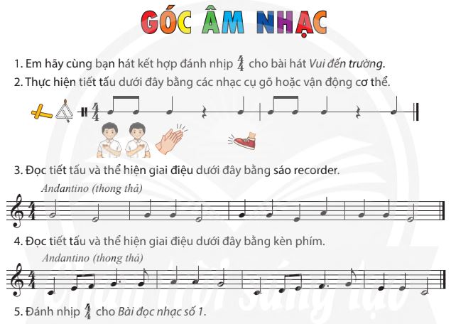 Góc âm nhạc trang 11 SGK Âm nhạc 7 CTST