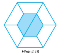 Cắt tám hình thang cân có đáy nhỏ bằng cạnh bên để xếp thành mặt chiếc
