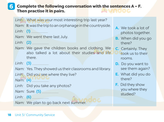 Giải SBT Tiếng Anh 7 Global Success Unit 3 Vocabulary & Grammar