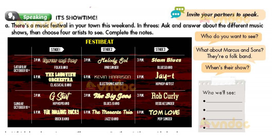 Tiếng Anh 7 Unit 3 Lesson 2