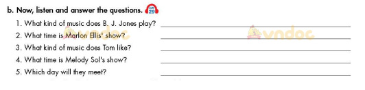 Tiếng Anh 7 Unit 3 Lesson 2