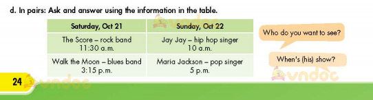 Tiếng Anh 7 Unit 3 Lesson 2