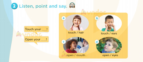 Tiếng Anh lớp 3 Unit 4 Lesson 2
