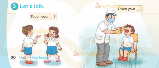 Tiếng Anh lớp 3 Unit 4 Lesson 2