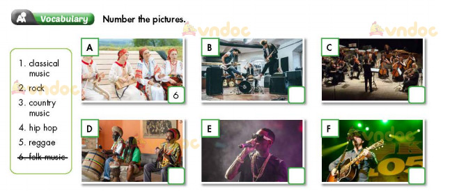 Tiếng Anh lớp 7 Unit 3 Review