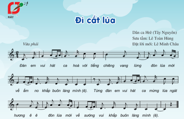 Hát: Đi cắt lúa SGK Âm nhạc 6 CD