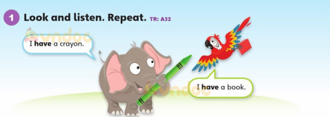 Tiếng Anh lớp 3 Unit 1 Language Focus 1a