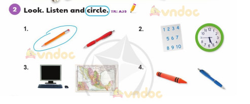 Tiếng Anh lớp 3 Unit 1 Language Focus 1b