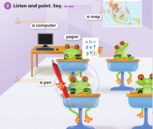 Tiếng Anh lớp 3 Unit 1 Vocabulary 1a