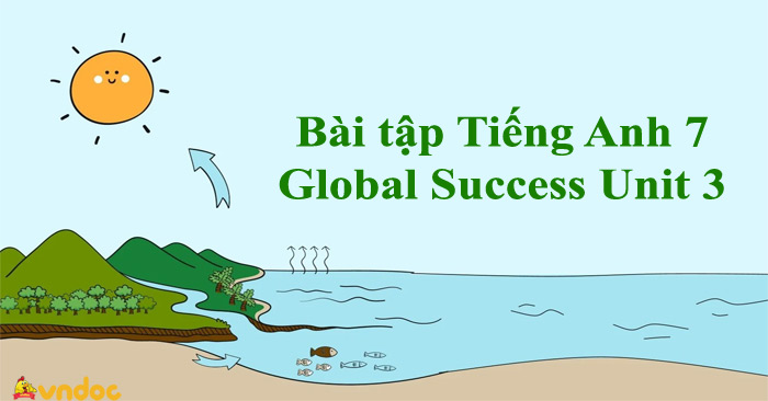 BÀI TẬP BỔ TRỢ TIẾNG ANH 7 UNIT 3 GLOBAL SUCCESS CÓ ĐÁP ÁN