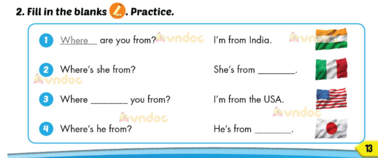 Sách Smart Start 3 Unit 1 Lesson 2