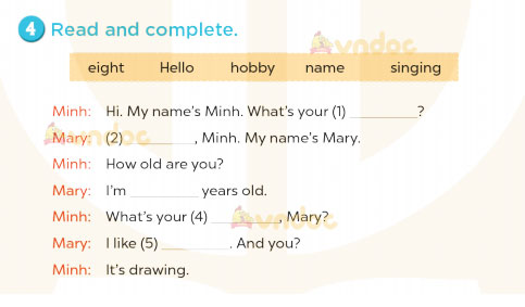 Tiếng Anh lớp 3 Review 1 sách Global Success