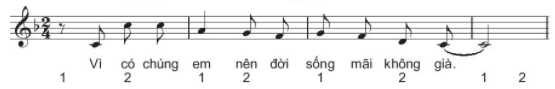 Hát: Đời sống không già vì có chúng em SGK Âm nhạc 6 KNTT