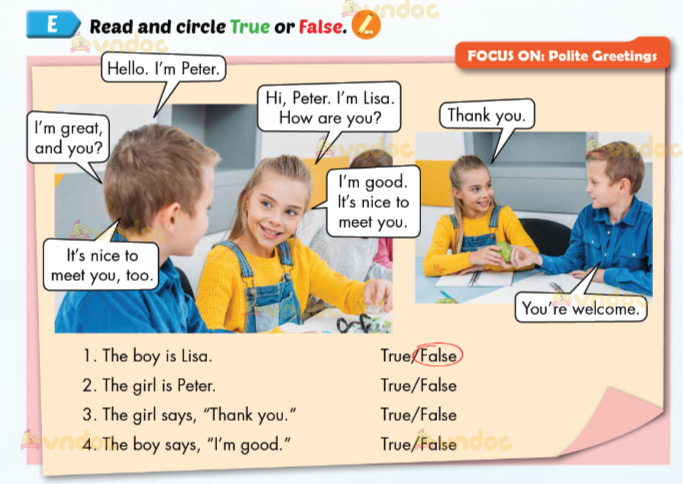 Sách Smart Start 3 Unit 1 Ethics