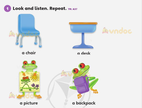 Tiếng Anh lớp 3 Unit 1 Vocabulary 2b