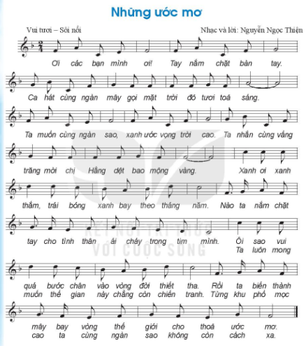 Hát: Những ước mơ SGK Âm nhạc 6 KNTT