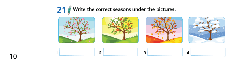 Tiếng Anh 7 Welcome back trang 10 11