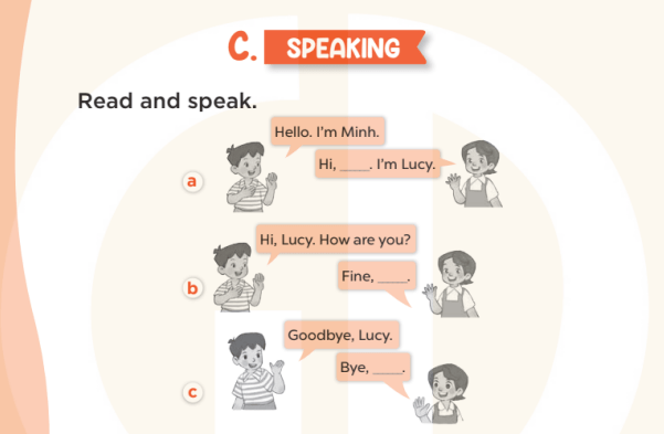 Sách bài tập Tiếng Anh 3 Unit 1 Hello