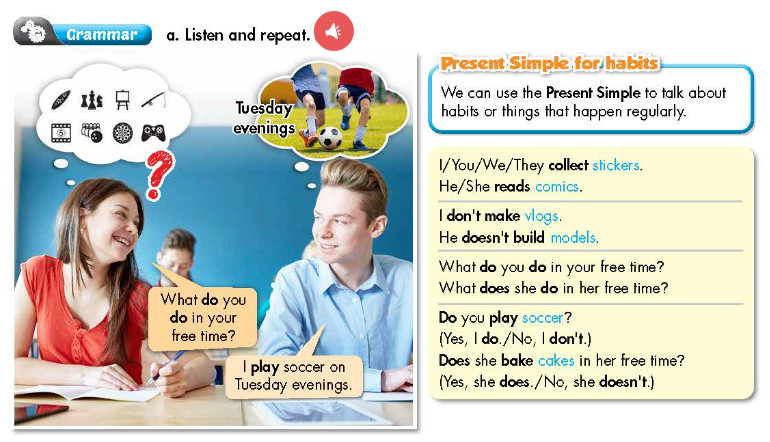 Tiếng Anh lớp 7 Unit 1 Lesson 1