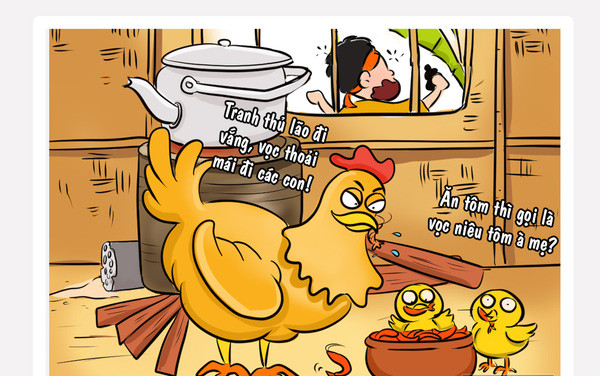 Câu này chỉ sự phá phách khi không có chủ 